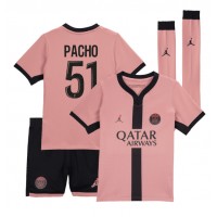 Paris Saint-Germain Willian Pacho #51 Replica Third Minikit 2024-25 Short Sleeve (+ pants)